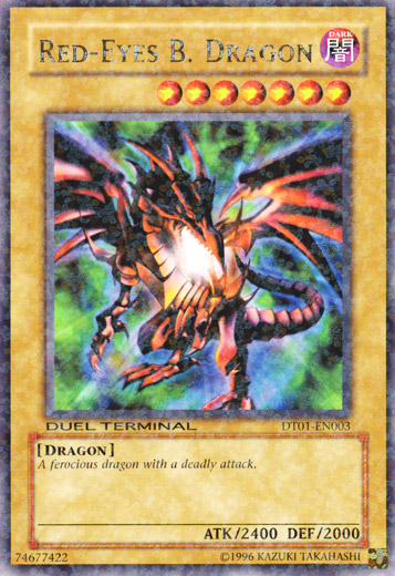 Red-Eyes B. Dragon [DT01-EN003] Rare 