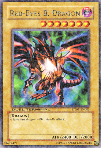 Red-Eyes B. Dragon [DT01-EN003] Rare 