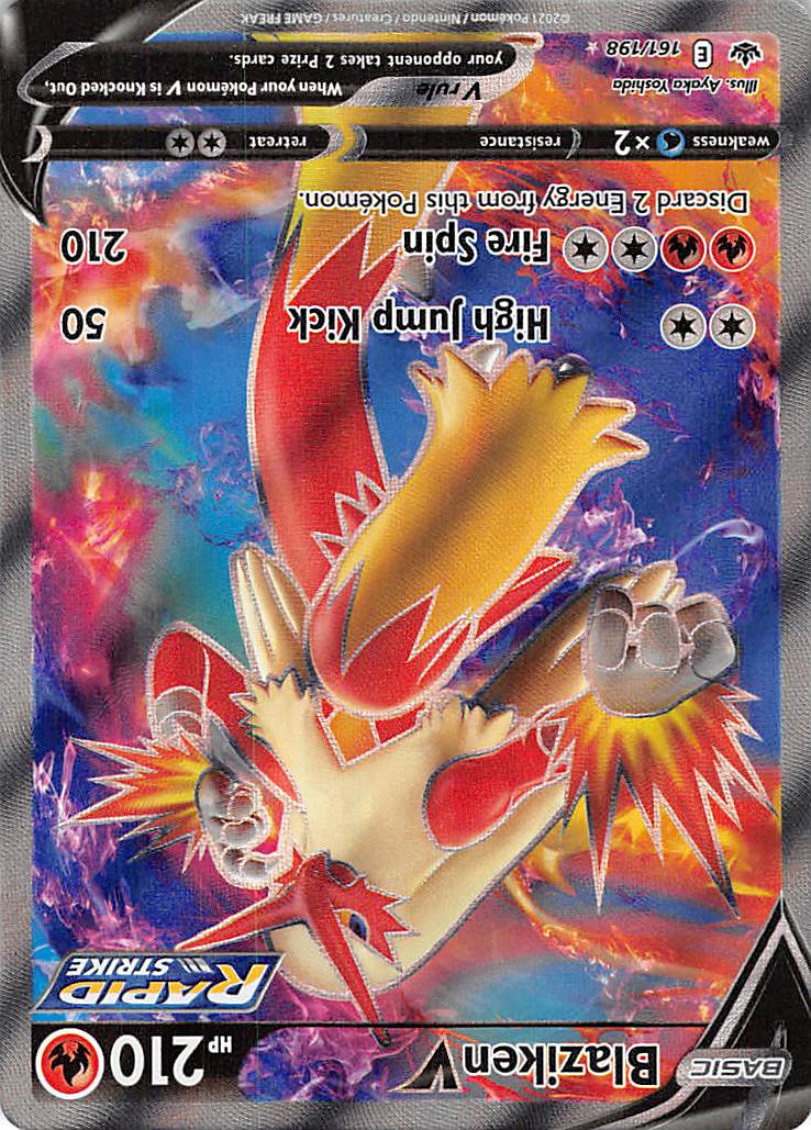 Blaziken V (161/198) [Sword &amp; Shield: Chilling Reign] 