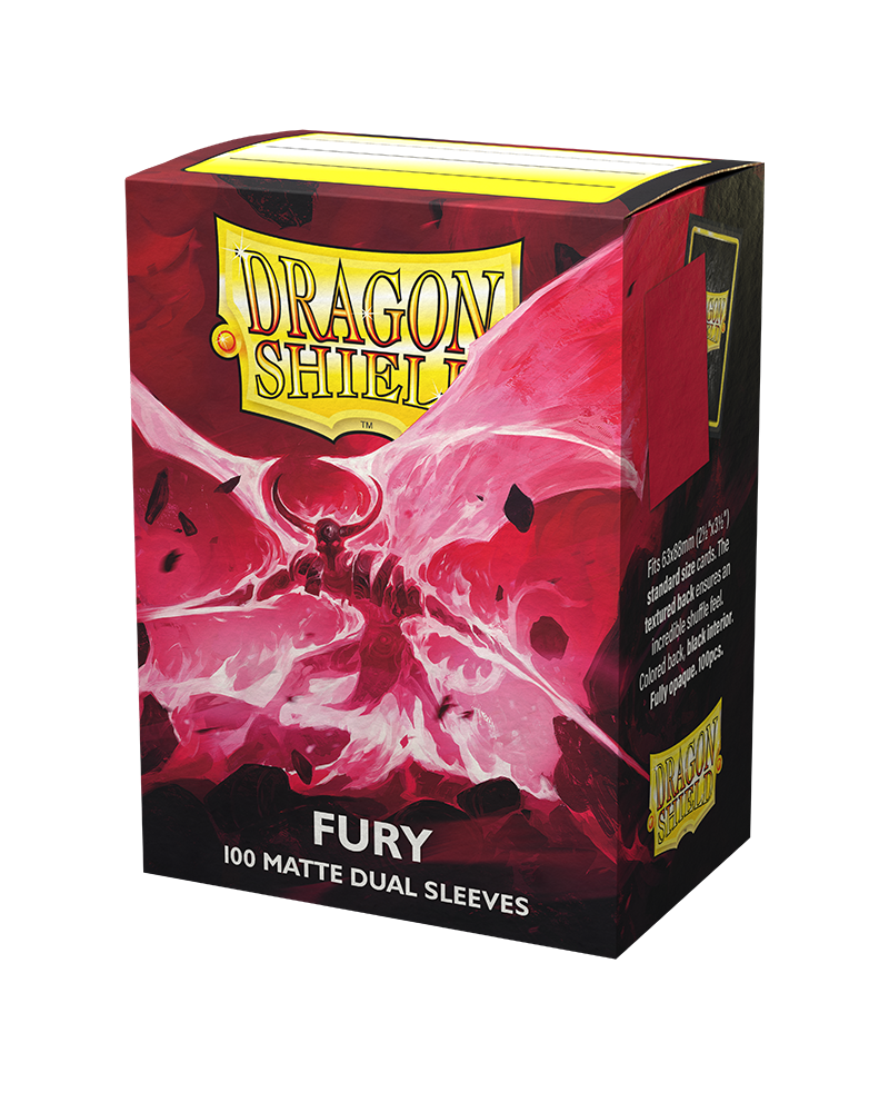 Dragon Shield - Standard Matte Dual Sleeves - Fury (100)