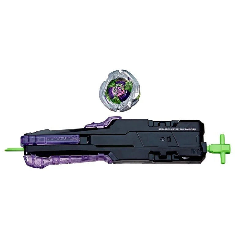 Beyblade X - Saber Samurai 2-70L (Attack Type) UX - Victory Grip Launcher Set