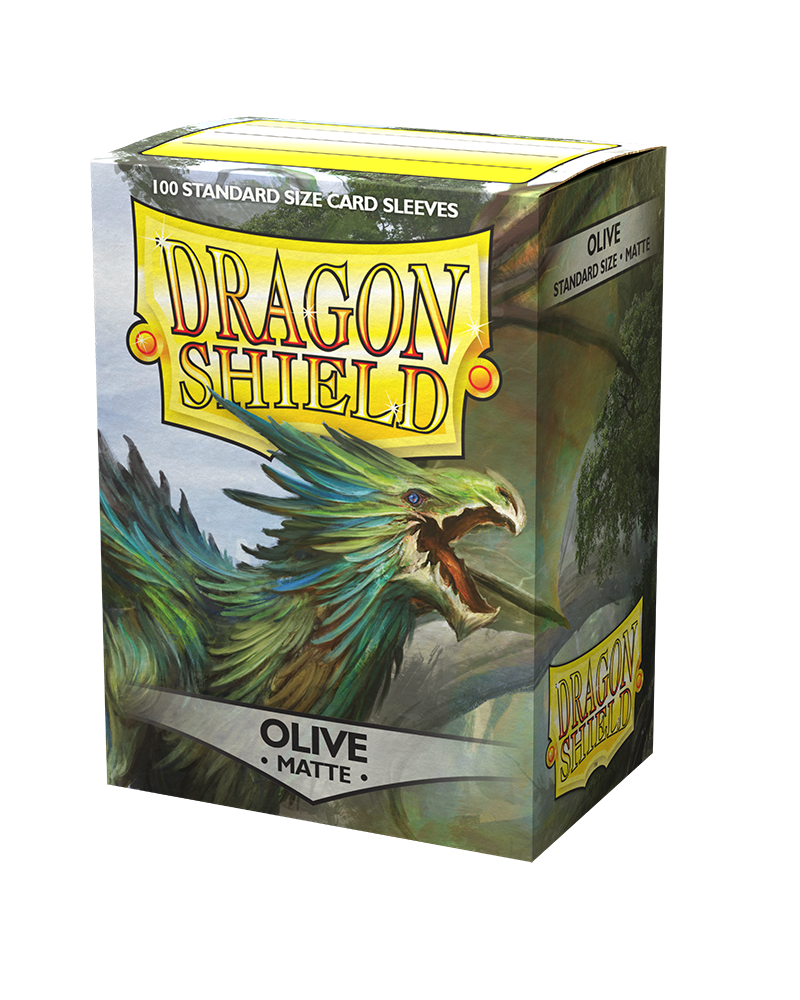 Dragon Shield - Standard Matte Sleeves - Olive (100)