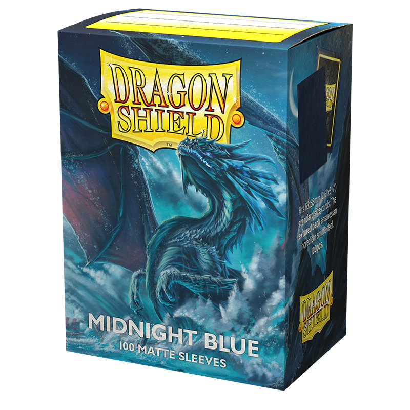 Dragon Shield - Standard Dual Matte Sleeves - Midnight Blue (100)