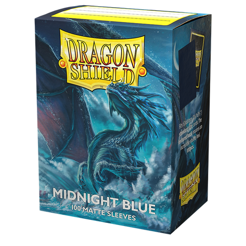 Dragon Shield - Standard Matte Sleeves - Midnight Blue (100)