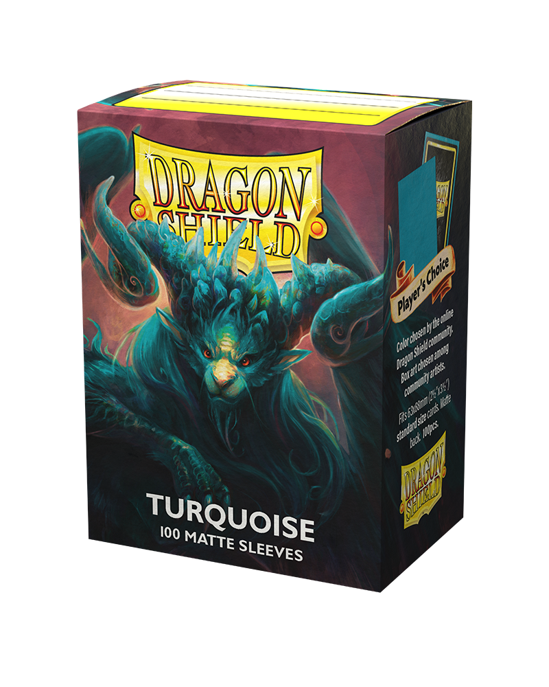 Dragon Shield - Standard Matte Sleeves - Turquoise (100)