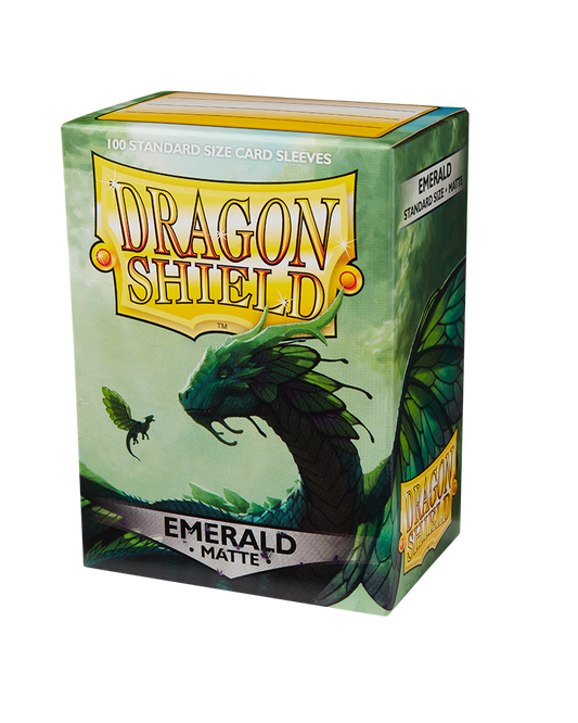 Dragon Shield - Standard Matte Sleeves - Emerald (100)