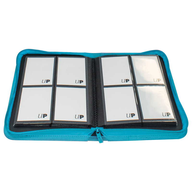 Ultra Pro - 4 Pocket Zippered - Teal - PRO Binder (160)