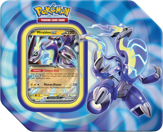 Pokemon - Miraidon Ex - Paldea Legends Tin