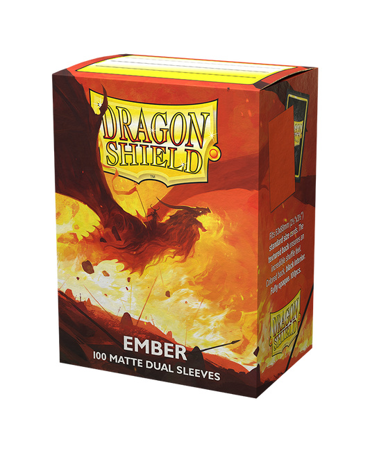 Dragon Shield - Standard Matte Dual Sleeves - Ember (100)