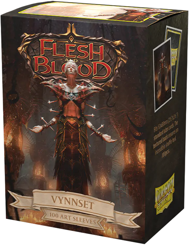 Dragon Shield - Flesh And Blood Standard Matte Art Sleeves - Vynnset (100)