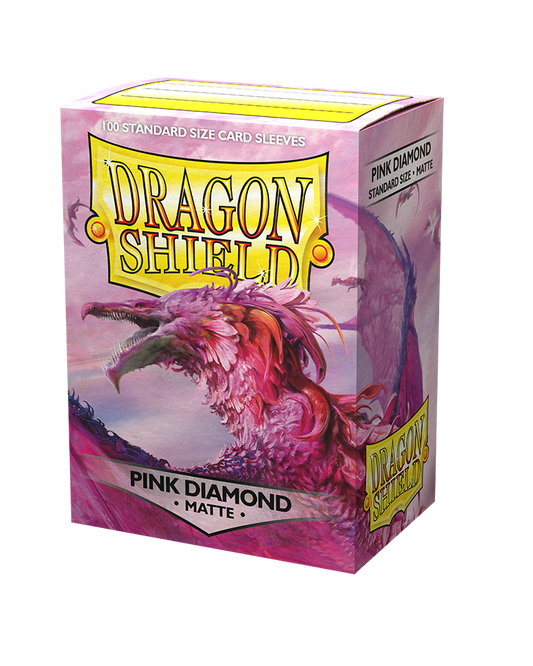 Dragon Shield - Standard Matte Sleeves - Pink Diamond (100)