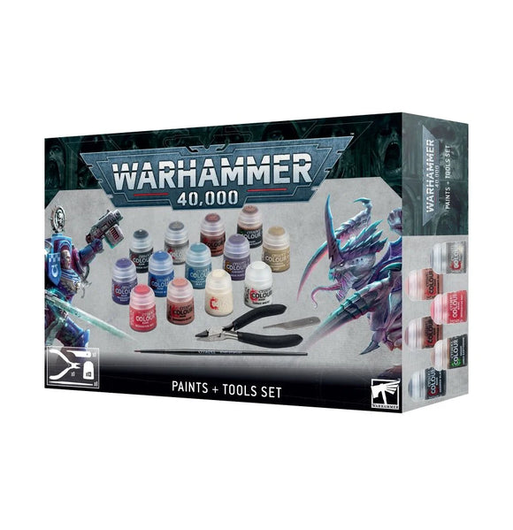 Warhammer - Paints + Tools Set
