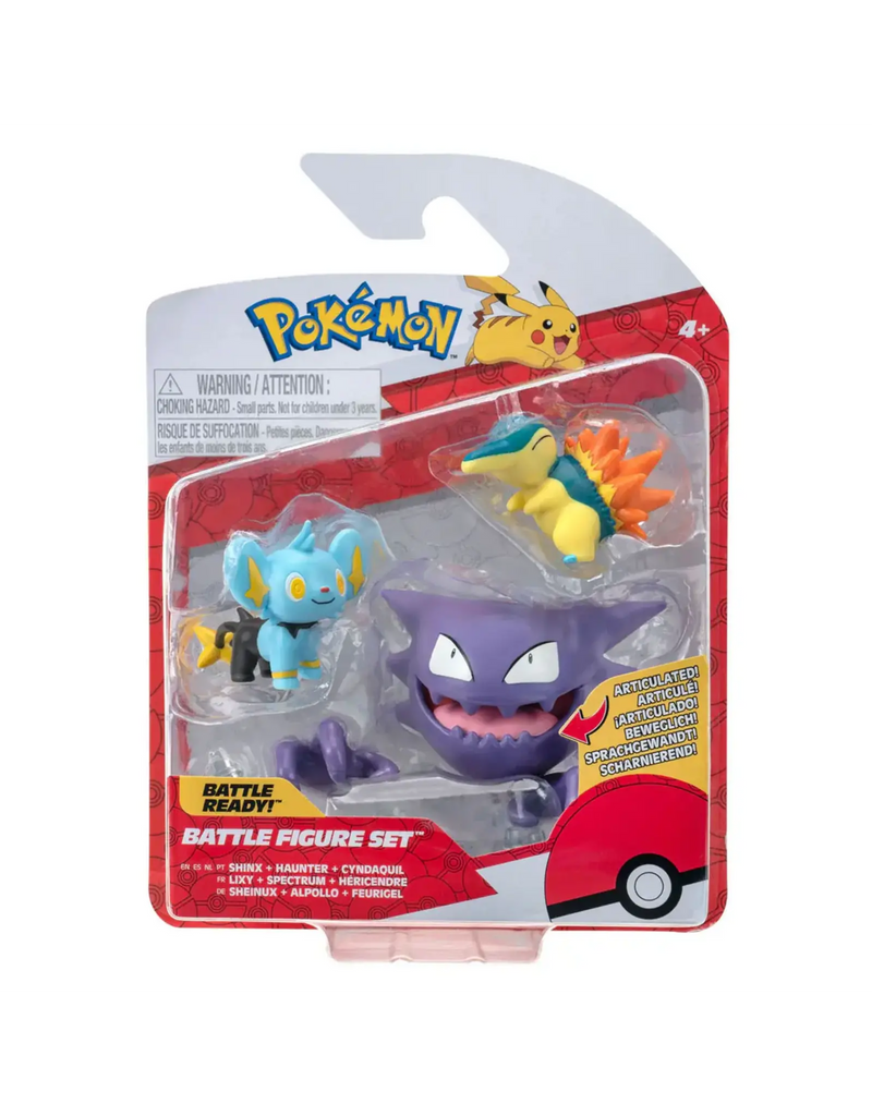 Pokemon - Battle Figure Set - 3 Pack (Choose your Design)