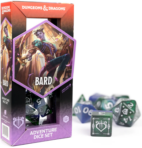Dungeons &amp; Dragons - Adventure Dice Bard - Blue