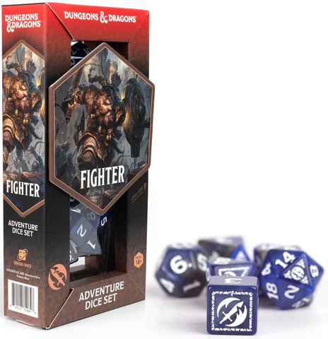Dungeons &amp; Dragons - Adventure Dice Fighter - Blue
