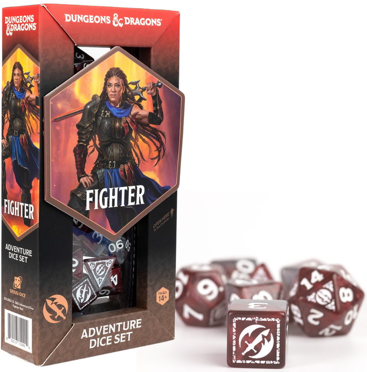 Dungeons & Dragons - Adventure Dice Fighter - Red