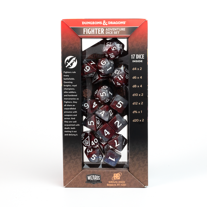 Dungeons & Dragons - Adventure Dice Fighter - Red