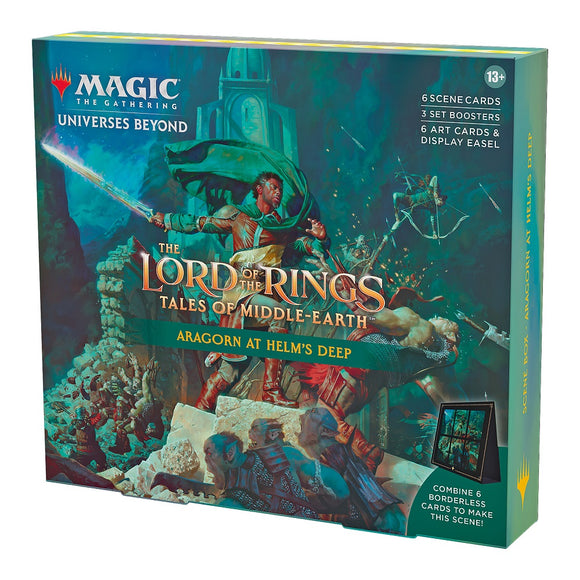 Magic - Lord Of The Rings - Holiday Scene Box - Aragorn At Helm's Deep
