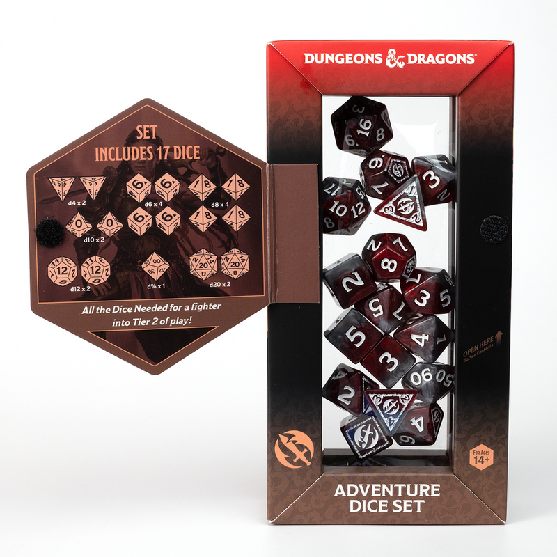 Dungeons & Dragons - Adventure Dice Fighter - Red