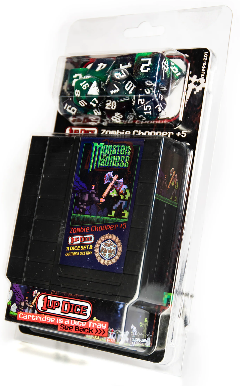 1UP-Dice - Zombie Chopper - Polyhedral Dice Set