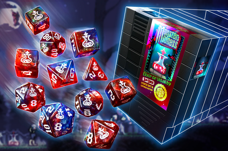1UP-Dice - Elixir of Vitality - Polyhedral Dice Set