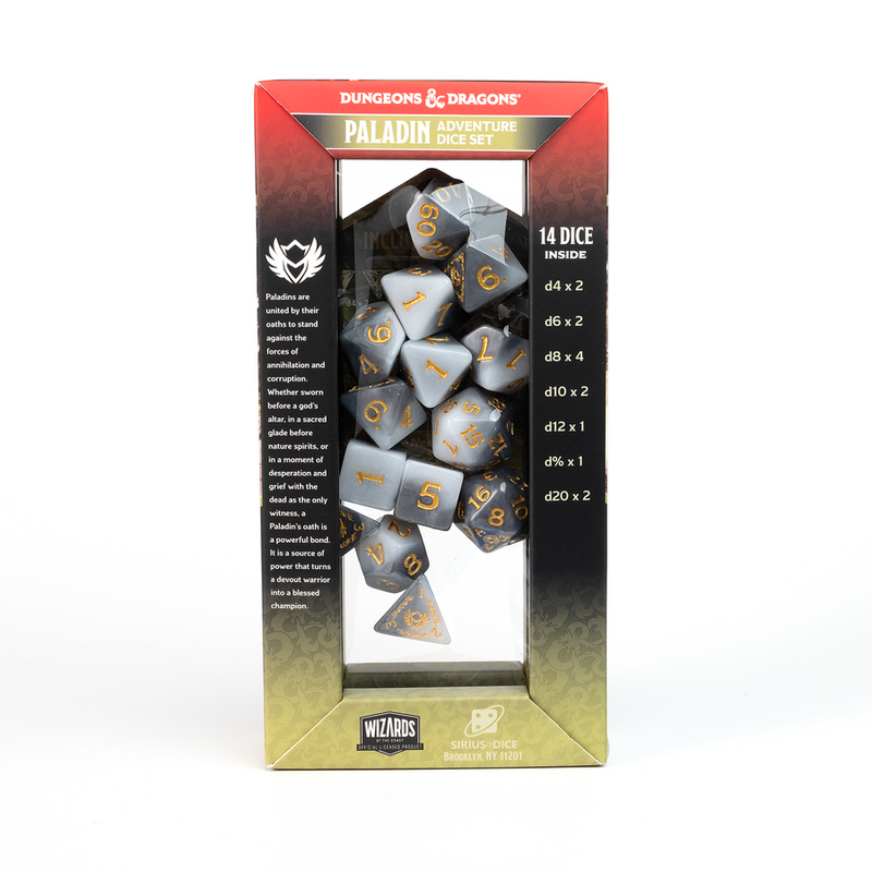 Dungeons & Dragons - Adventure Dice Paladin - White/Grey