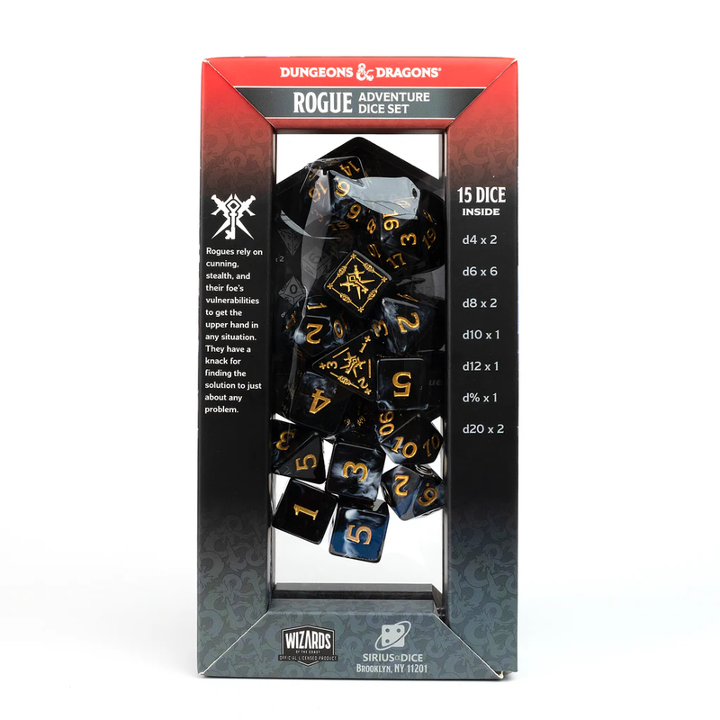 Dungeons & Dragons - Adventure Dice Rogue - Black