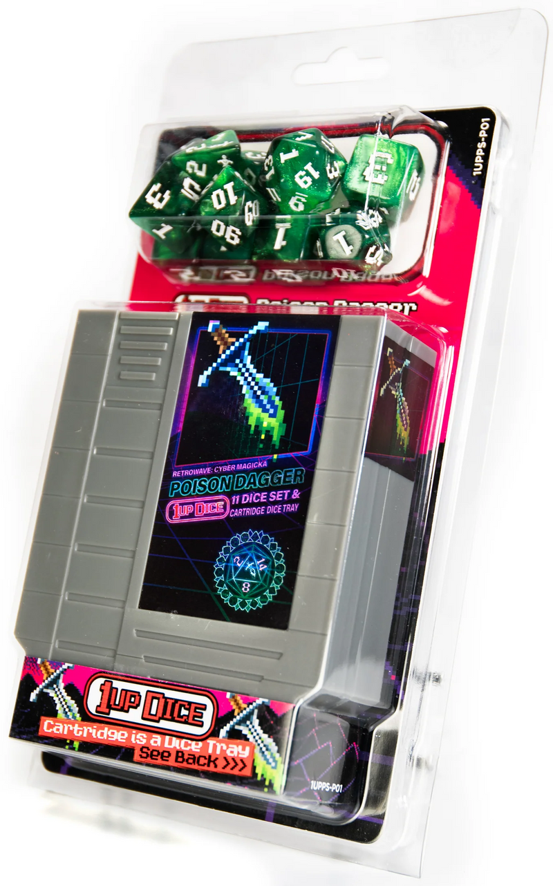 1UP-Dice - Poison Dagger - Polyhedral Dice Set