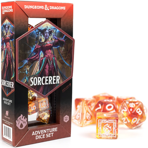 Dungeons &amp; Dragons - Adventure Dice Sorcerer - Orange