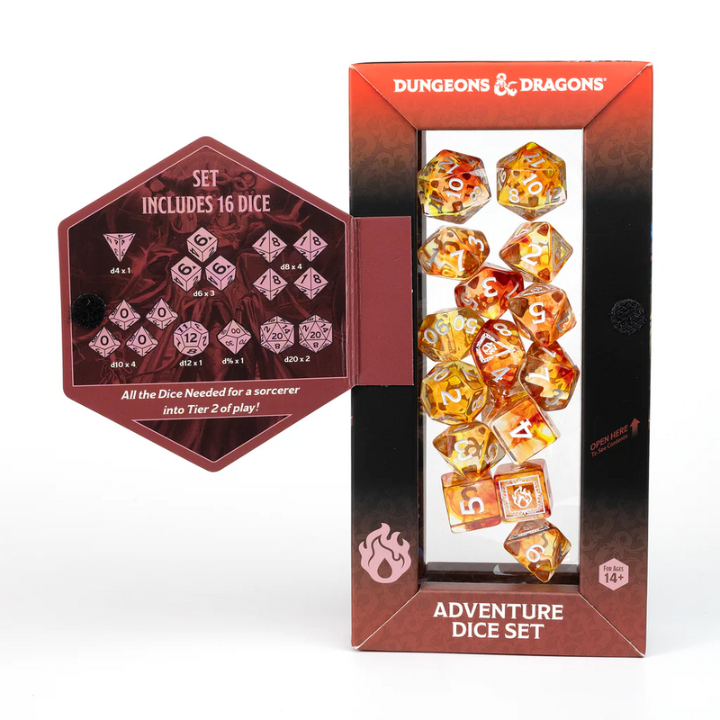 Dungeons & Dragons - Adventure Dice Sorcerer - Orange