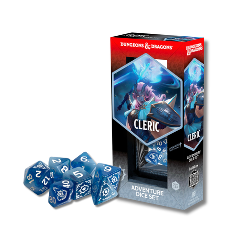 Dungeons &amp; Dragons - Adventure Dice Cleric - White/Blue