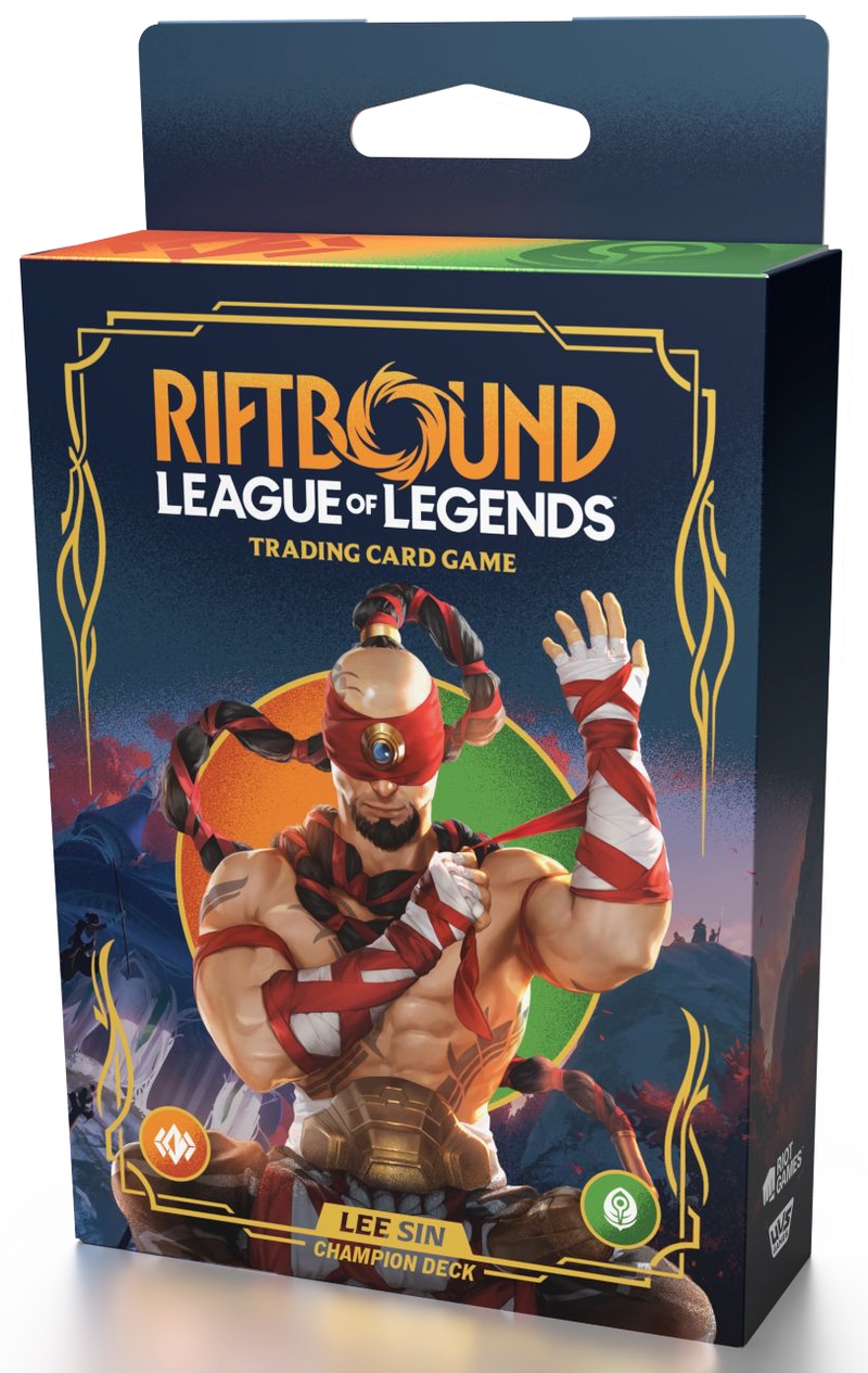 *Pre-Order* League Of Legends TCG - Riftbound - Origins - Champion Deck (Lee Sin)