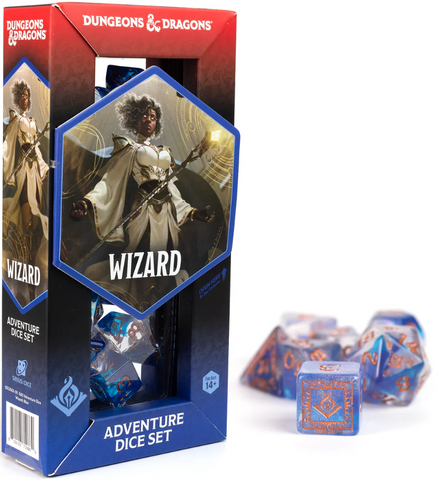 Dungeons &amp; Dragons - Adventure Dice Wizard - Blue
