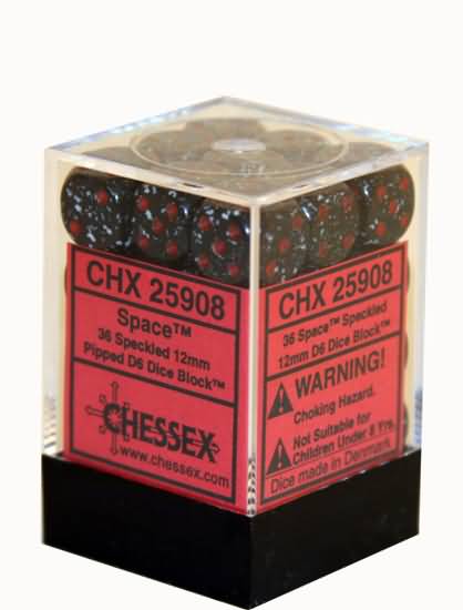 Dices (36D6) - Chessex Speckled (Choose your Color)