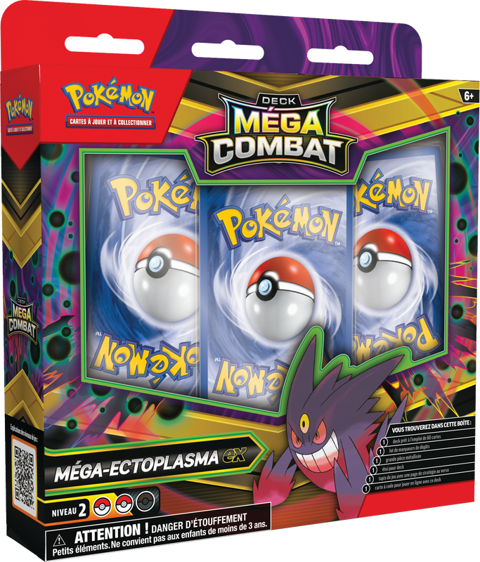 *Pre-Order* Pokemon - Deck Méga Combat - Méga-Ectoplasma ex (FR)