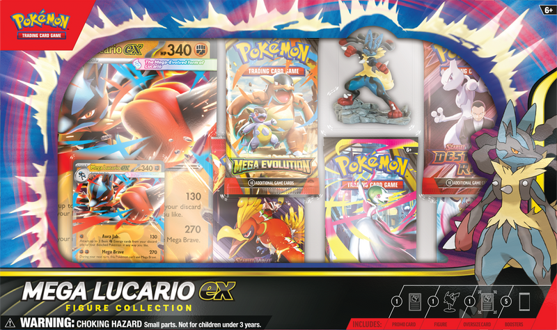 *Pre-Order* Mega Evolution - Mega Lucario ex Figure Collection