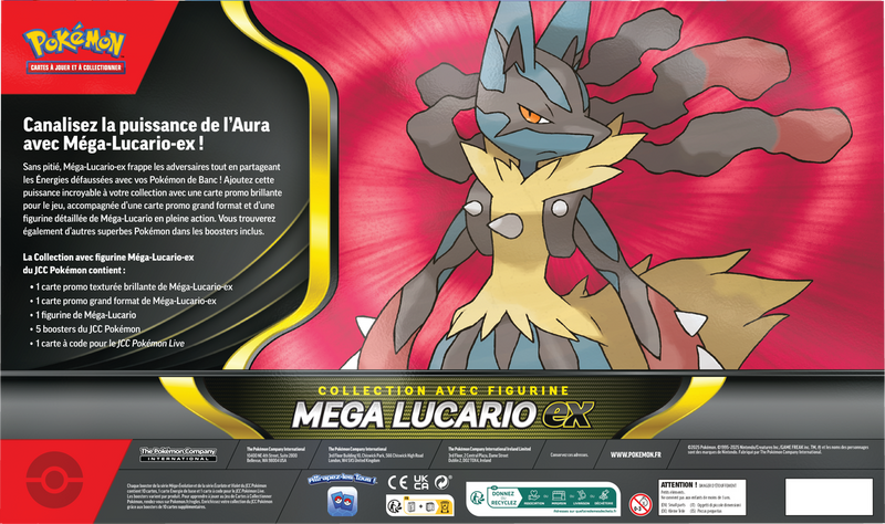 *Pre-Order* Mega Evolution - Collection avec Figurine Méga-Lucario ex (FR)