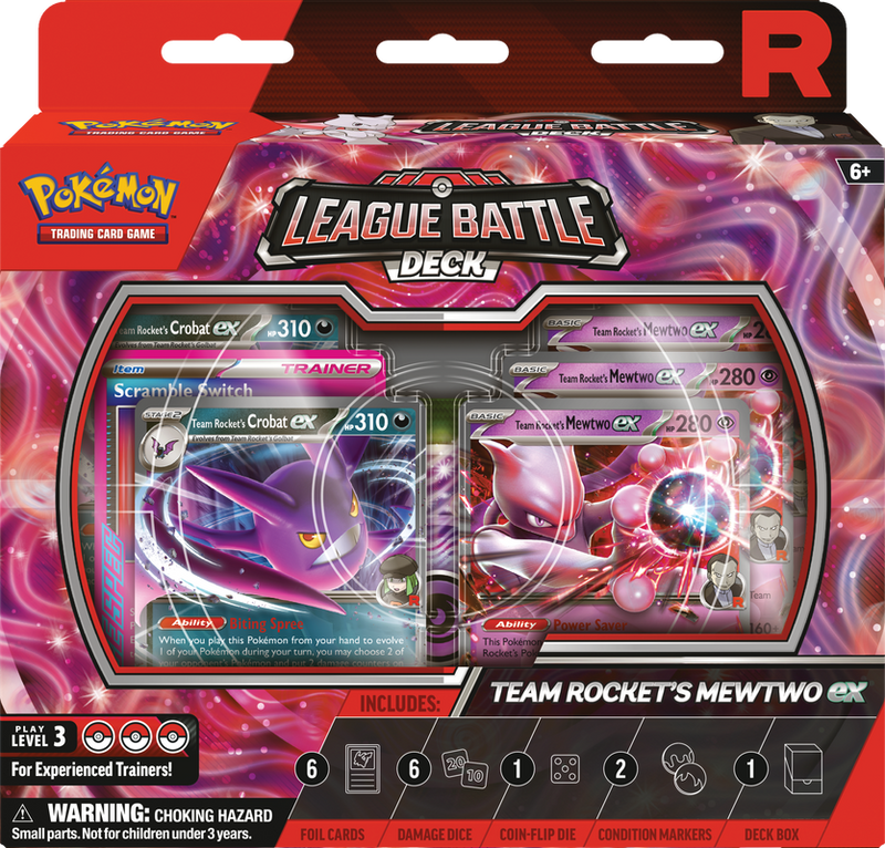 *Pre-Order* League Battle Deck (Mewtwo ex de la Team Rocket) (FR)