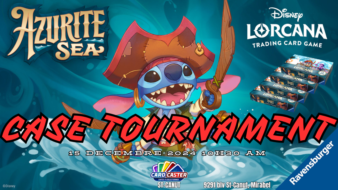 (St-Canut) CASE TOURNAMENT LORCANA AZURITE SEA