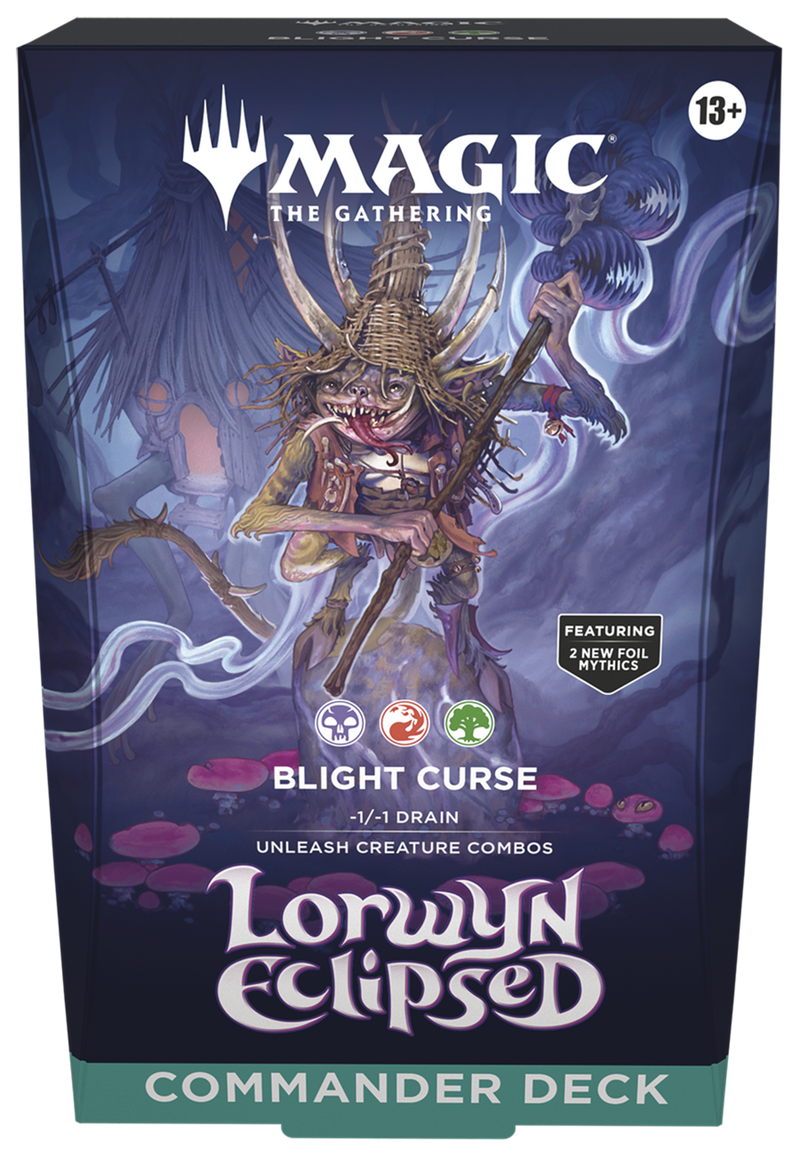 *Pre-Order* Magic The Gathering - Lorwyn Eclipsed - Blight Curse - Commander Deck