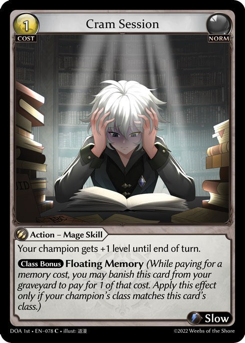 Cram Session (078) [Dawn of Ashes: 1st Edition] 