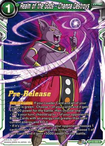 Realm of the Gods - Champa Destroys (BT16-069) [Realm of the Gods Prerelease Promos] 