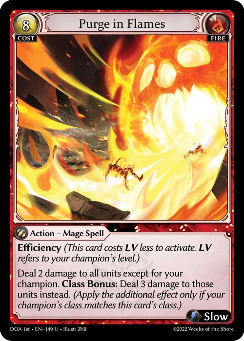 Purge in Flames (149) [Dawn of Ashes: 1st Edition]