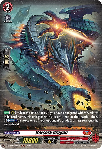 Berserk Dragon (D-BT02/H03EN) [A Brush with the Legends]