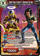 Golden Frieza &amp; Android 17, Determined Tag Team (BT16-003) [Realm of the Gods Prerelease Promos] 