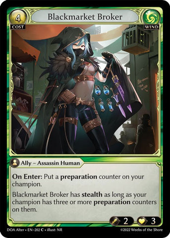 Blackmarket Broker (202) [Dawn of Ashes: Alter Edition] 
