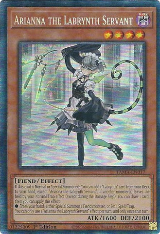 Arianna the Labrynth Servant [TAMA-EN017] Collector's Rare 