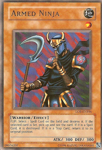 Armed Ninja [LOB-EN106] Rare 