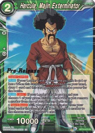 Hercules, Majin Exterminator (BT14-075) [Cross Spirits Prerelease Promos] 