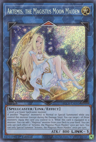 Artemis, the Magistus Moon Maiden [BLCR-EN095] Secret Rare 